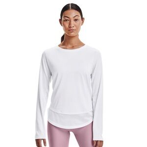 Under Armour Women's UA Tech™ Vent Long Sleeve T-Shirt White